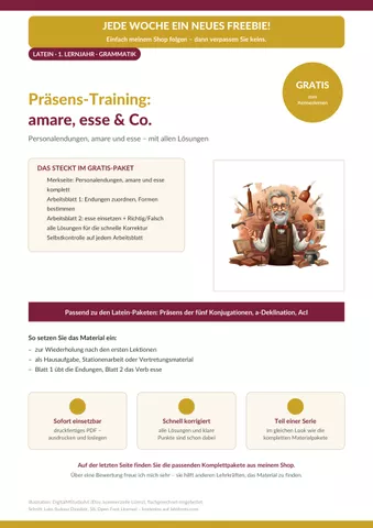 Cover: Latein: Präsens-Training amare & esse