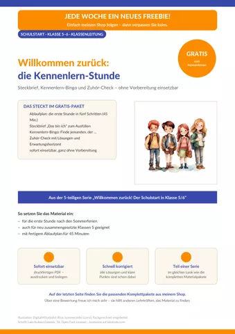 Cover: Schulstart 5/6