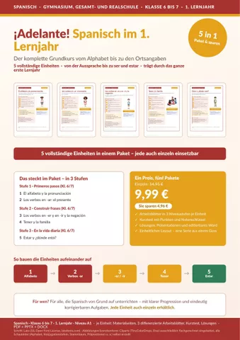 Cover: Spanisch 1. Lernjahr