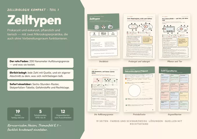 Cover: Zelltypen Biologie E-Phase