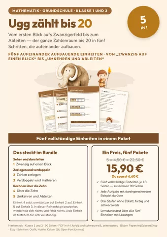 Cover: Zahlenraum bis 20