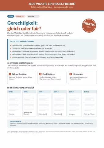 Cover: Gerechtigkeit: gleich oder fair?