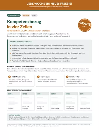 Cover: Kompetenzbezug im Entwurf