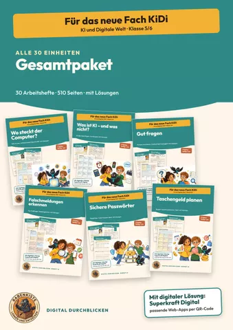 Cover: KI und Digitale Welt Klasse 5 6 komplett