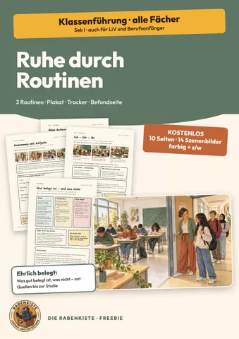 Cover: Klassenführung Routinen Unterrichtsbeginn Sek I