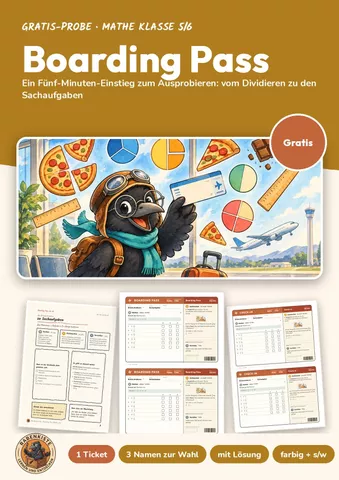 Cover: Stundeneinstieg Mathe 5/6 gratis