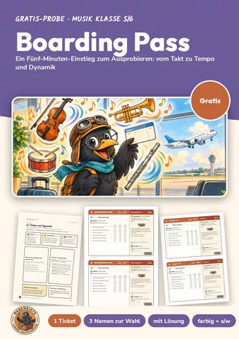 Cover: Stundeneinstieg Musik 5/6 gratis