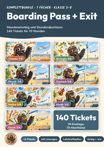 Cover: Stundeneinstieg und Stundenabschluss Klasse 5–8